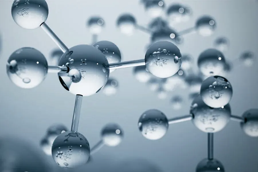 Peptide-Therapy-Doctor A 3D illustration of blue-gray toned water molecules, representing peptide therapy from Proactive Wellness Centers in Loudoun County.
